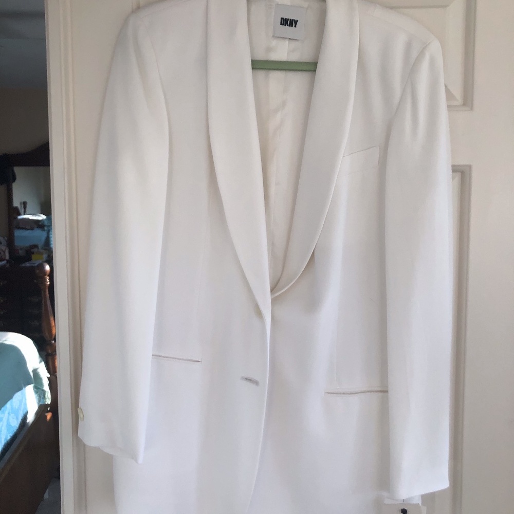 DKNY White Blazer
